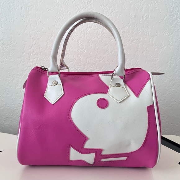 Playboy Y2K Baby Pink Medium Bowler Bag - Picture 2 of 8